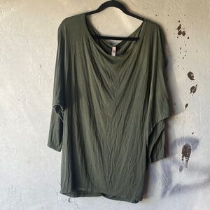Lani Forest Green Women's Tunic Top